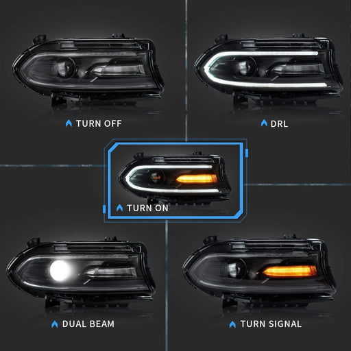 Charger headlights