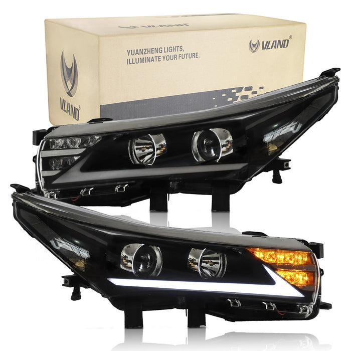 VLAND LED Projector Headlights for Toyota Corolla 2014 2015 2016 2017(Only Fit For China/the Middle East/Southeast Asia Car Model)