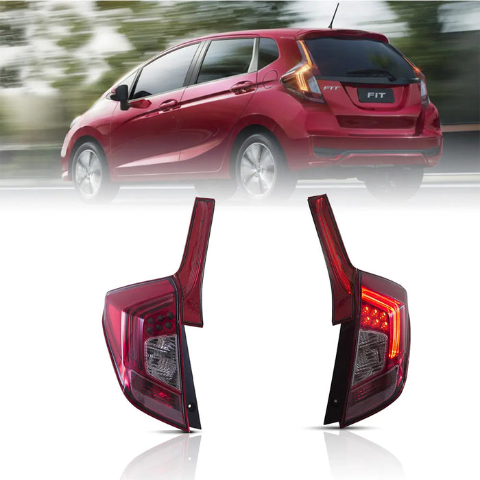 VLAND LED Tail Lights For Honda Fit 2014-2019/Jazz(GK5) Rear Lamps Assembly