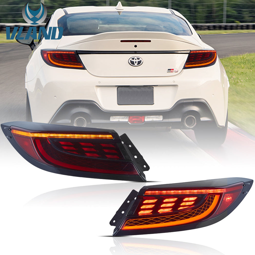 VLAND Full LED Tail Lights for Toyota GR86 Subaru BRZ 2nd Gen ZN8/ZD8