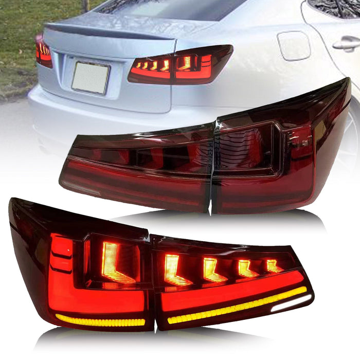 VLAND LED Headlights and Tail Lights for 2006-2012 Lexus IS250 IS350 2008-2014 IS200d IS F