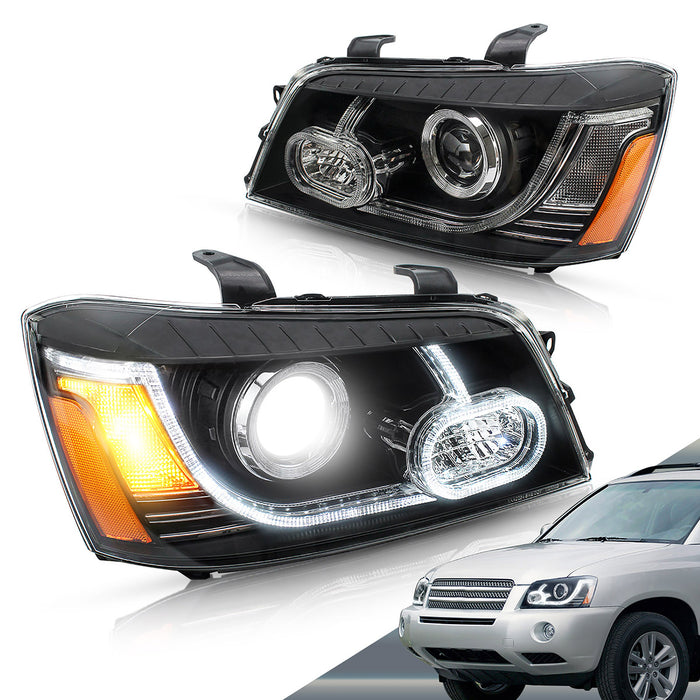VLAND für Toyota Highlander LED-Projektorscheinwerfer 2001–2007 (passend für US-Modelle)