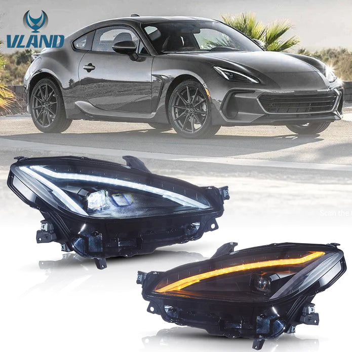VLAND 2022-2024年式トヨタGR86とスバルBRZ第2世代ZN8/ZD8用LEDヘッド VLAND 2022-2024年式トヨタGR86とスバルBRZ第2世代ZN8/ZD8用LEDヘッド