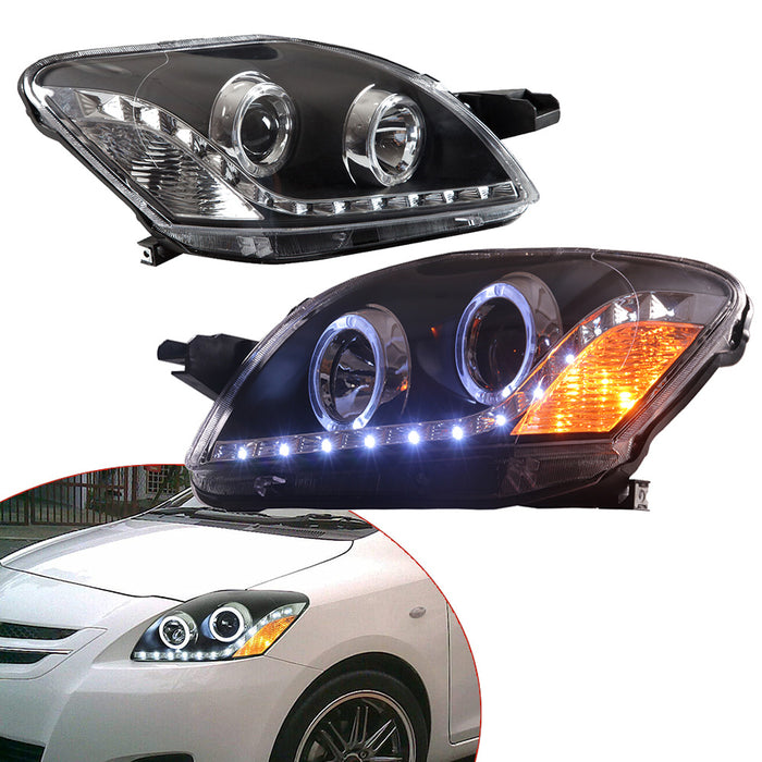 Phares de projecteur VLAND pour Toyota Vios 2008-2013 (ampoules non incluses)