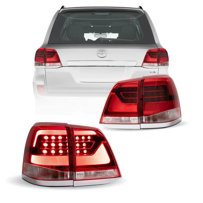 VLAND Full LED Tail Lights For Toyota Land Cruiser 2007-2012