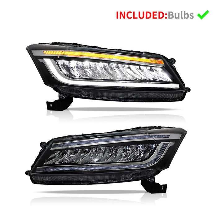 <tc>VLAND</tc> Phares à LED pour Honda Accord 8e génération 2008-2012 avec système Dynamic&Séquentiel