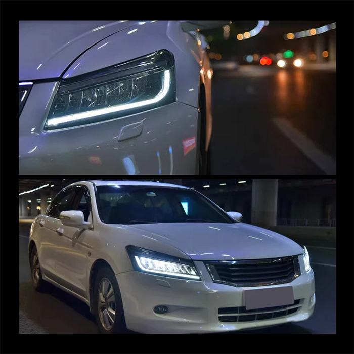 <tc>VLAND</tc> Phares à LED pour Honda Accord 8e génération 2008-2012 avec système Dynamic&Séquentiel