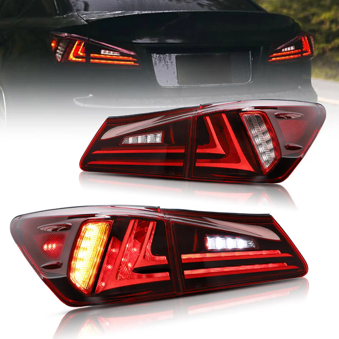 VLAND Full LED Tail Lights for Lexus IS250 IS350 2006-2012 IS200d VLAND Full LED Tail Lights for Lexus IS250 IS350 2006-2012 IS200d