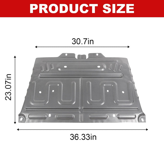 VLAND Upgrade Manganese Steel Splash Panel Shield ML3Z-7222-D For 2015-2024 Ford F150