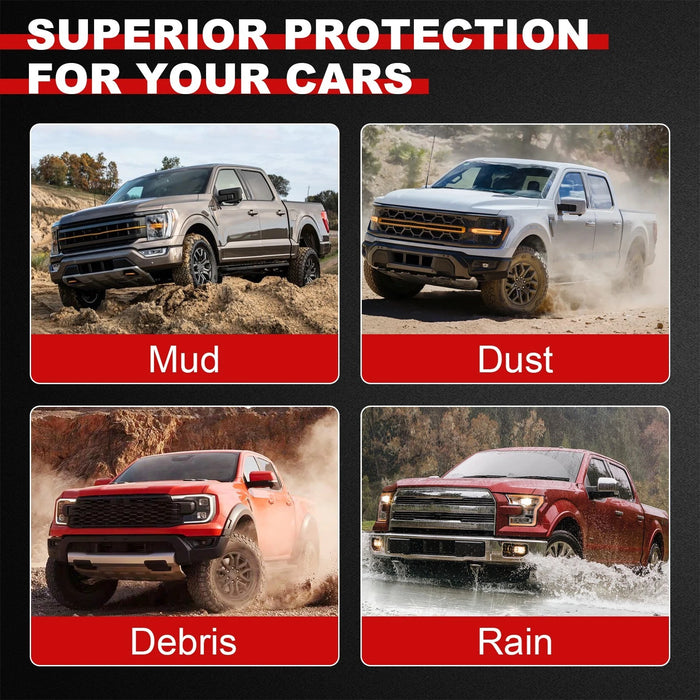 VLAND Upgrade Manganese Steel Splash Panel Shield ML3Z-7222-D For 2015-2024 Ford F150