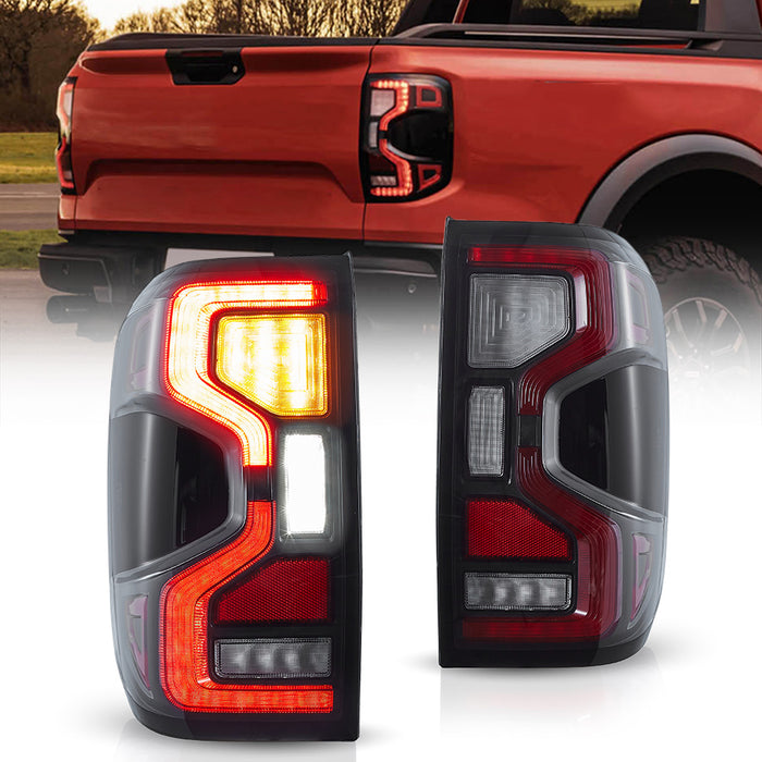 VLAND LED Tail Lights For Ford Ranger T6.2 2nd Gen P703 2022-UP (2024 ...