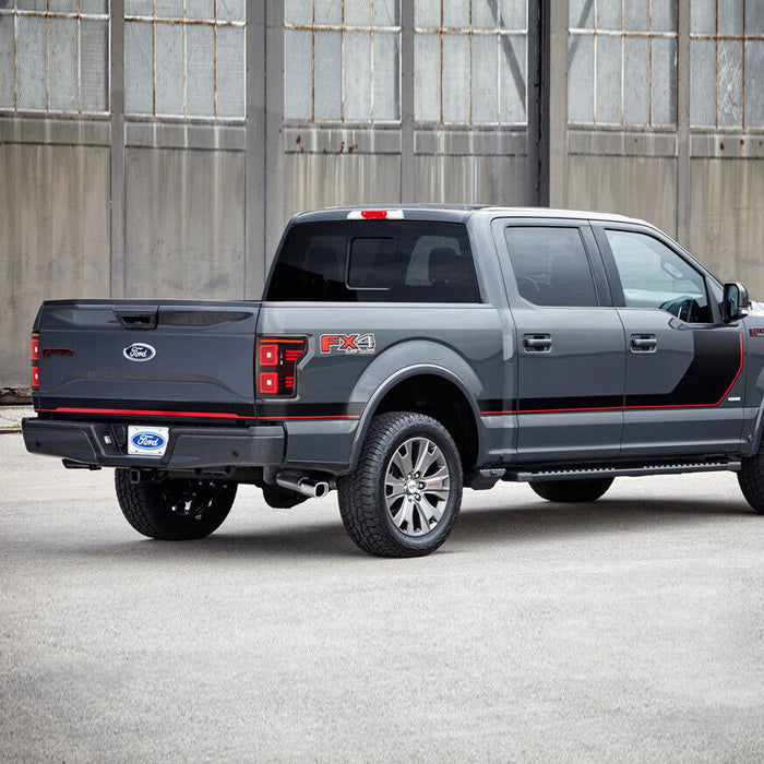 VLAND Tail Lights For Ford F150 2015-2020 with Red Turn Signal