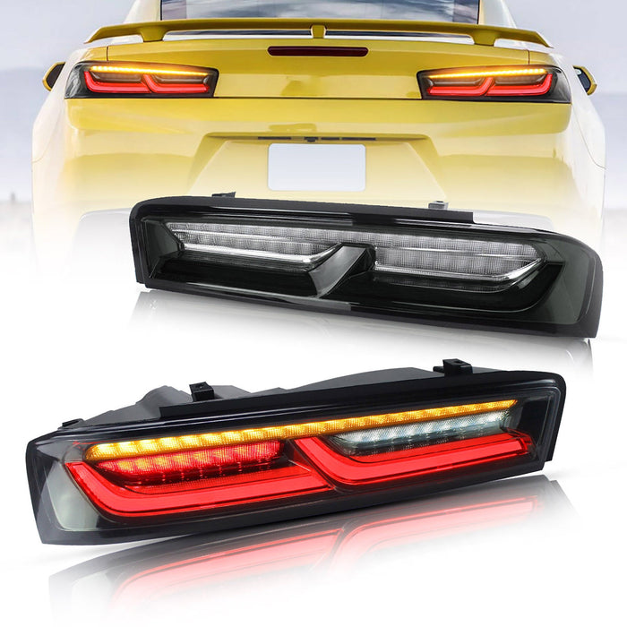 VLAND Taillights For Chevrolet Chevy Camaro 2016-2018 without Reversing Lights (Fit For European Models)