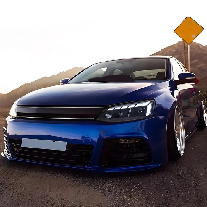 <tc>VLAND</tc> フォルクスワーゲン ジェッタ MK6 サジター 2012-2018 用 LED ヘッドライト（シーケンシャルターン機能付き）