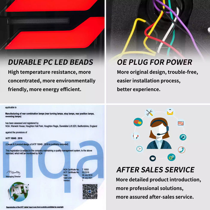 <tc>VLAND</tc> LED-Rücklichter für Toyota 4Runner 2010–2024