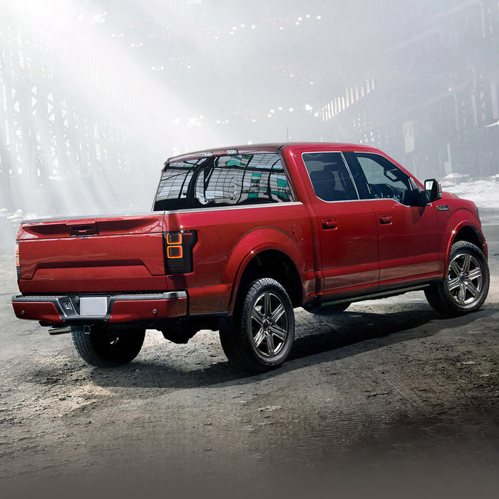 プラグアンドプレイ VLAND 2015-2020年式フォードF150用OLEDテールライト（アニメーションアンバーウィンカー付き）