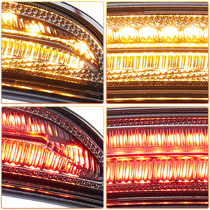 VLAND Front And Rear LED Side Marker Lamps For 2015-2023 Dodge Charger