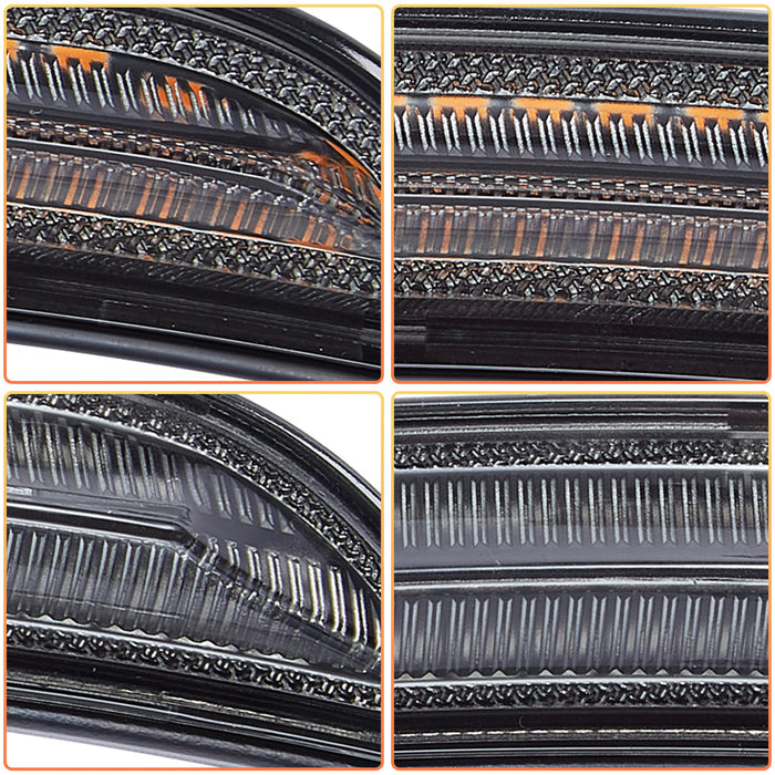 VLAND Front And Rear LED Side Marker Lamps For 2015-2023 Dodge Charger