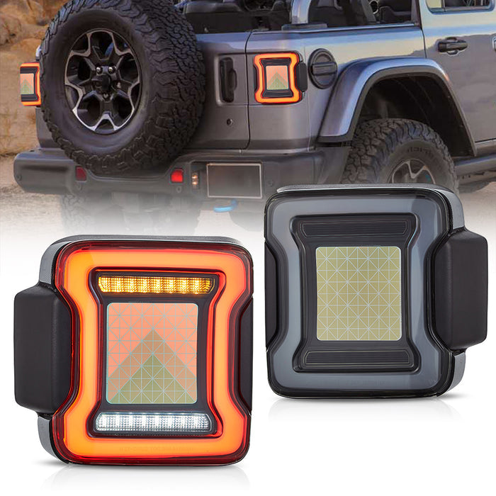VLAND OLED Taillights For 2018-2023 Jeep Wrangler JL JLU