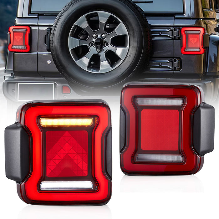 VLAND OLED Taillights For 2018-2023 Jeep Wrangler JL JLU