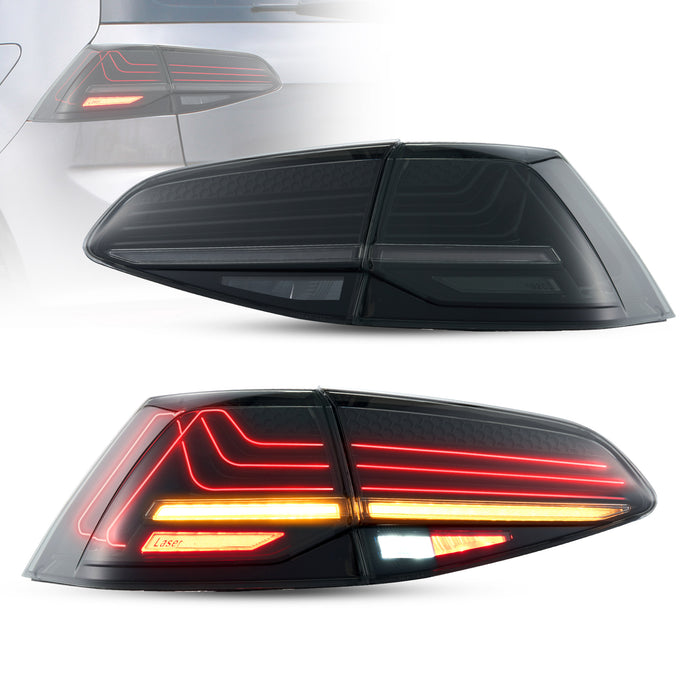 VLAND LED Laser Taillights For 2015-2021 Volkswagen VW Golf 7 MK7 MK7.5 Hatchback (Europe is 2013-2019)