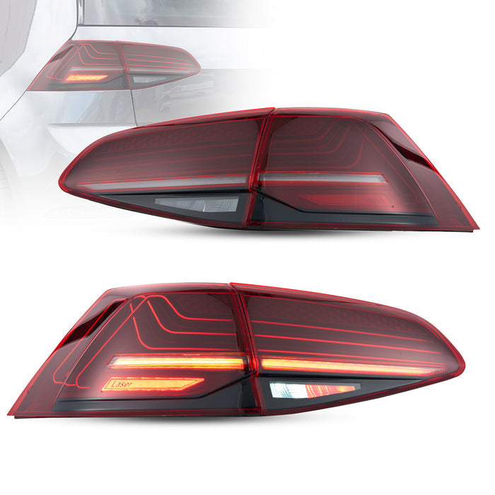 VLAND LED Laser Taillights For 2015-2021 Volkswagen VW Golf 7 MK7 MK7.5 Hatchback (Europe is 2013-2019)