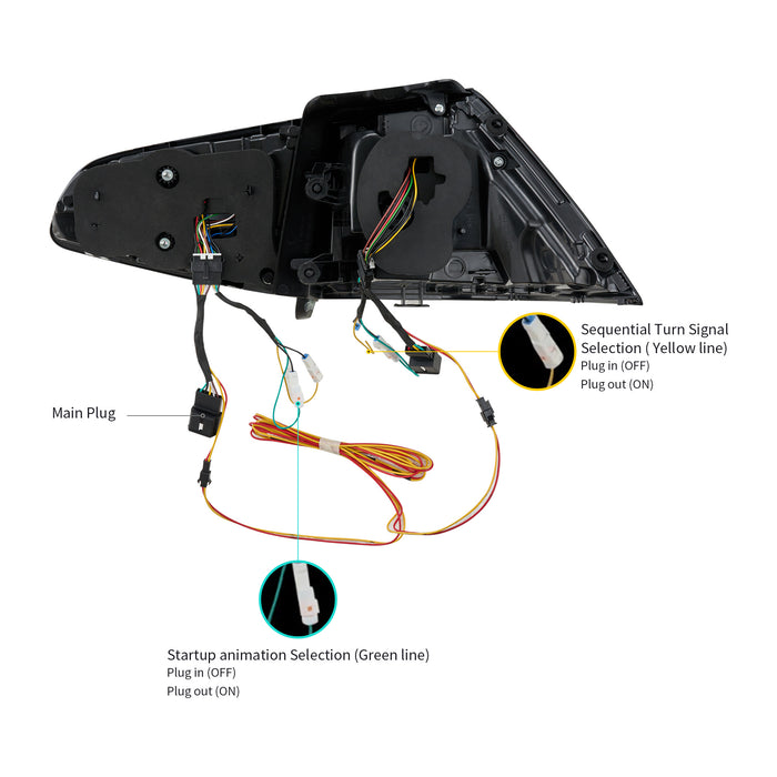 VLAND LED Laser Taillights For 2015-2021 Volkswagen VW Golf 7 MK7 MK7.5 Hatchback (Europe is 2013-2019)