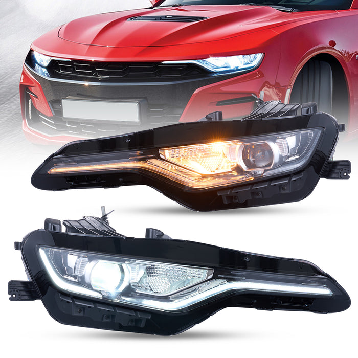VLAND LED Headlights For 2018-2024 Chevrolet Camaro RS|1SS|2SS