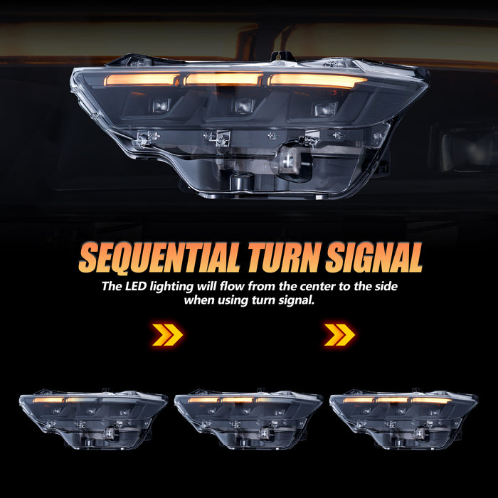 VLAND LED Headlights For 2024 2025 Ford Mustang 7th Gen