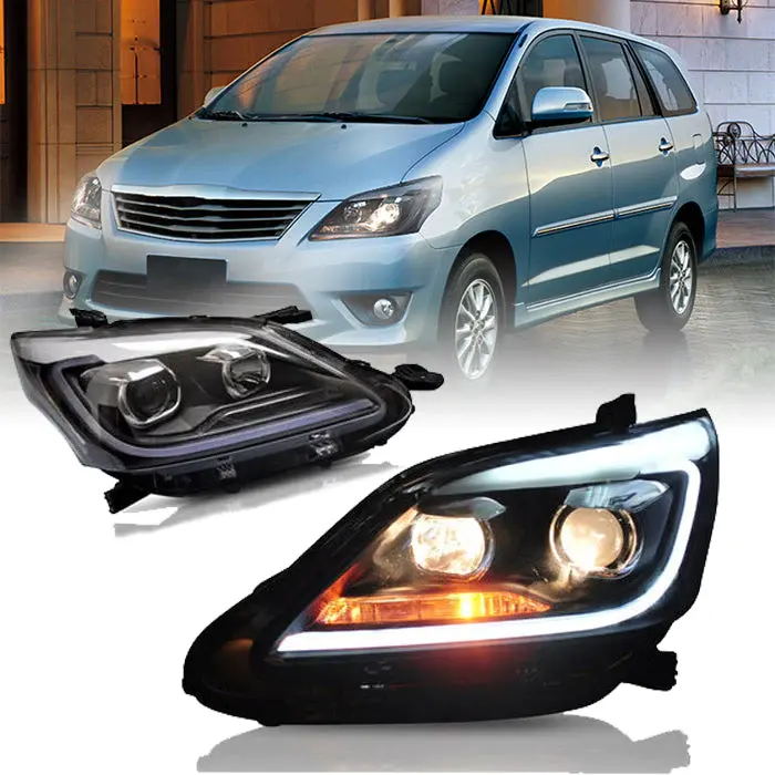 VLAND HID Projector Headlights for Toyota Innova 2012-2015 Toyota Innova 2012-2015 1st Gen AN40 2nd Facelift