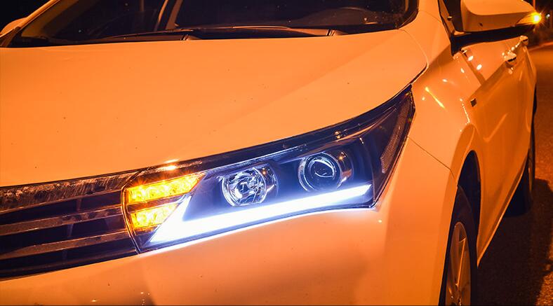 Fari per proiettori a LED VLAND per Toyota Corolla 2014 2015 2016 2017