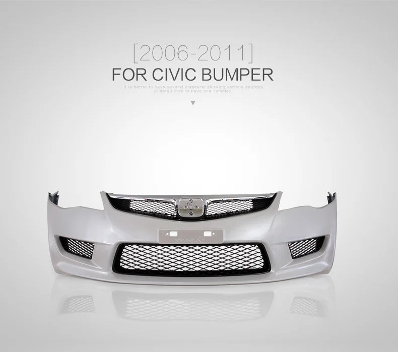 VLAND Front Bumper for Honda Civic 2006-2011