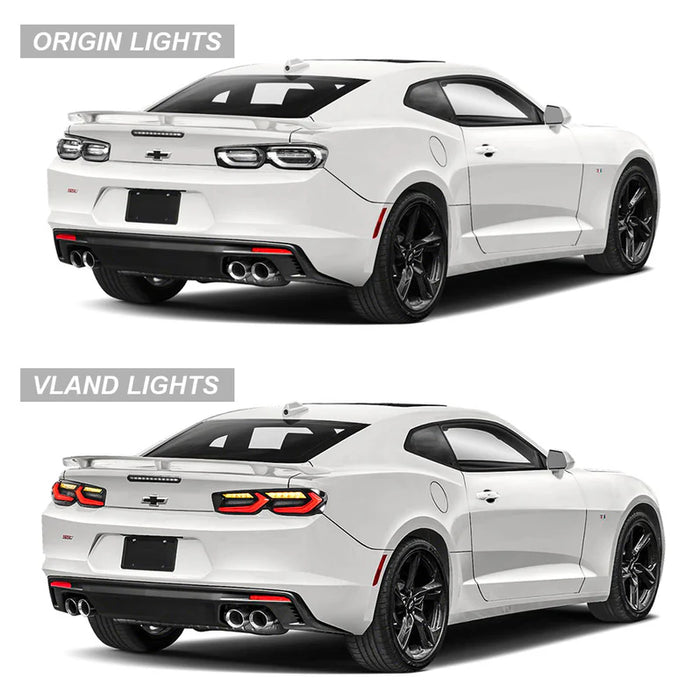 プラグアンドプレイ VLAND 2019-2024年式シボレーカマロ用LEDテール プラグアンドプレイ VLAND 2019-2024年式シボレーカマロ用LEDテール