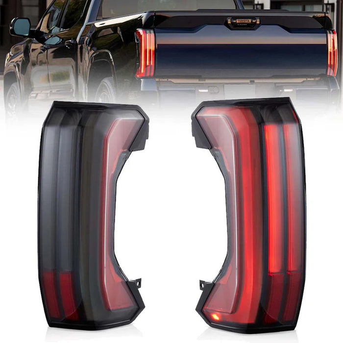VLAND 2022-2024年式トヨタ・タンドラ用LEDテールライト(起動 VLAND 2022-2024年式トヨタ・タンドラ用LEDテールライト(起動