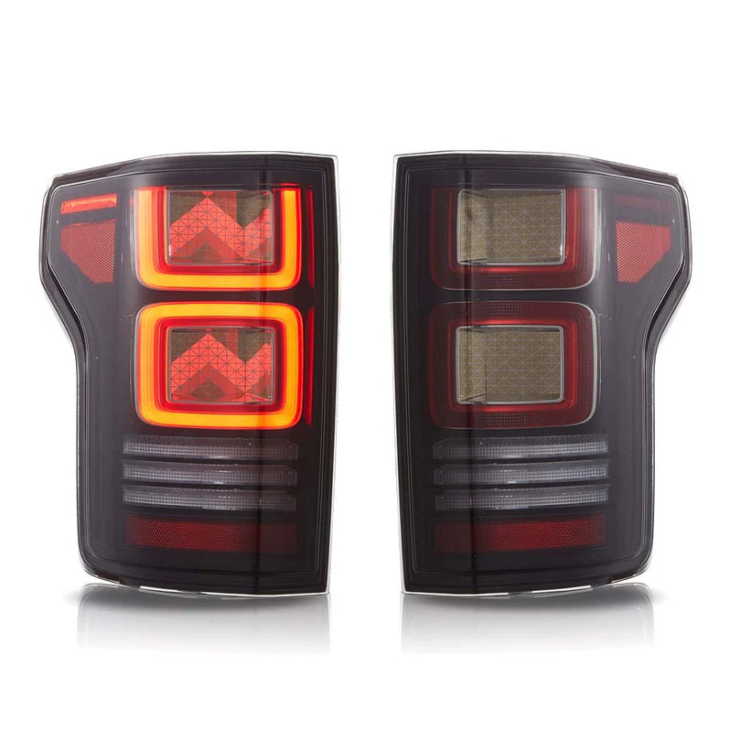 VLAND OLED Taillights For 2015-2020 Ford F150 w/Animation Amber Turn S ...