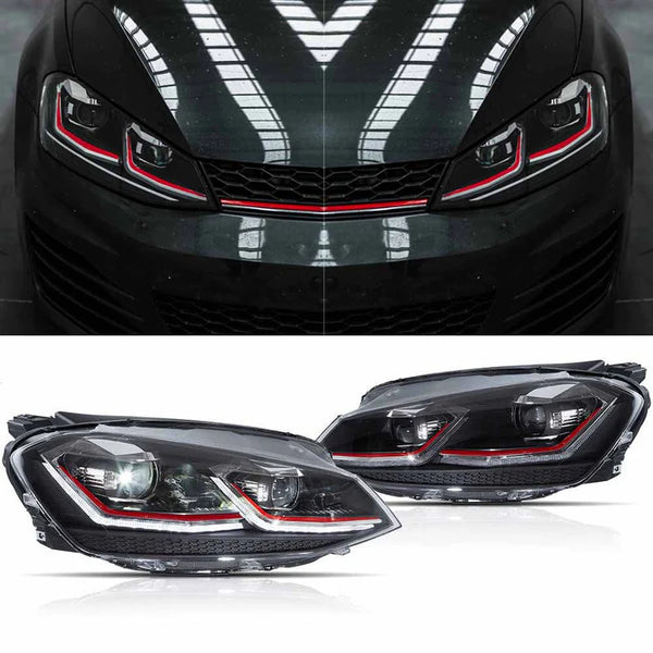 VLAND フォルクスワーゲン 2015-2017 ゴルフ MK7 ハロゲンモデル用フル