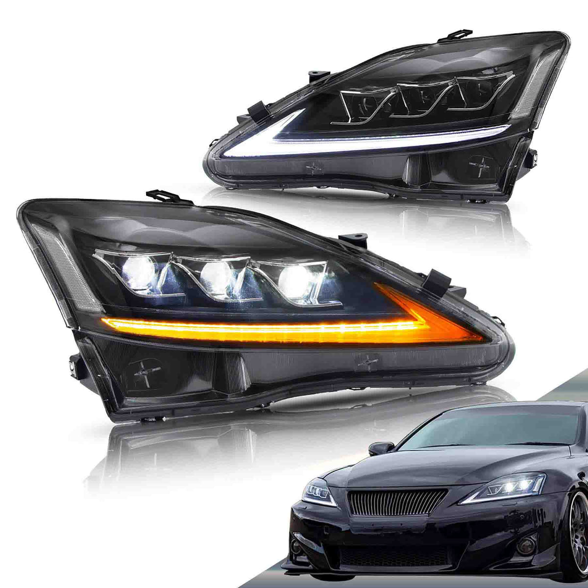 レクサスIS250IS350 2006-2012 IS200d IS F2008-2014用VLANDLED