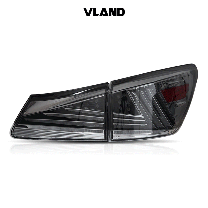 VLAND LED Tail Lights For 2005-2013 Lexus IS250 350 ISF IS300 220d VLAND LED Tail Lights For 2005-2013 Lexus IS250 350 ISF IS300 220d