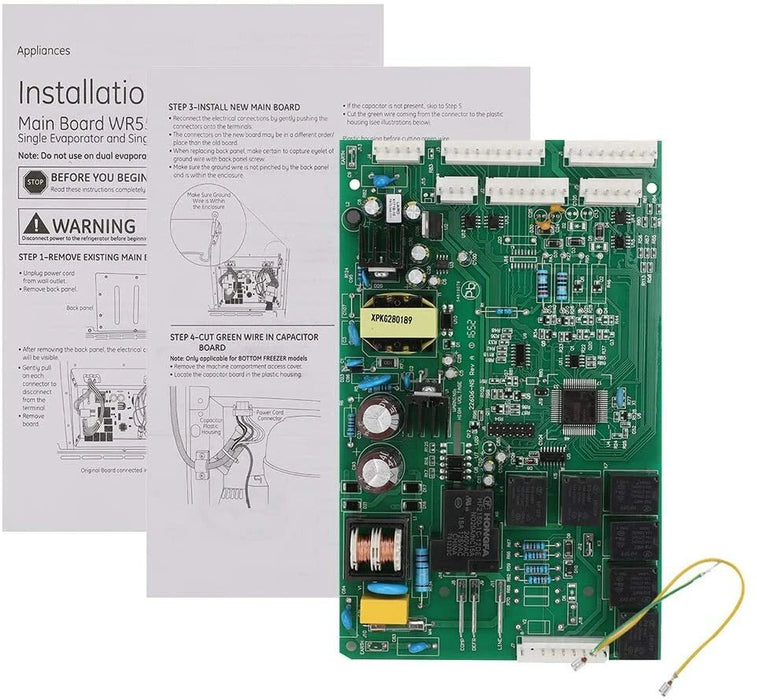 VLAND Replacement Control Board For GE Refrigerator WR55X10942C PS16729744 AP7188100