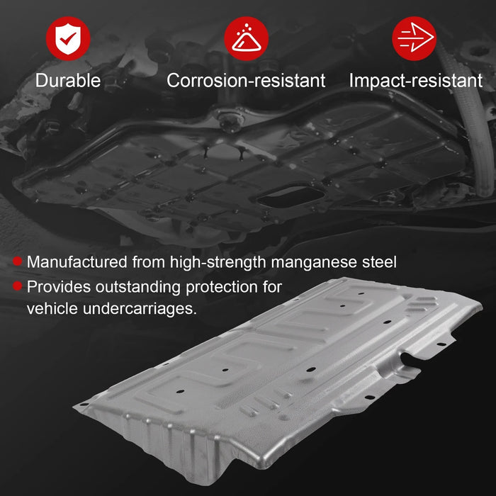 VLAND Upgrade Manganese Steel Splash Panel Shield ML3Z-7222-D For 2015-2024 Ford F150