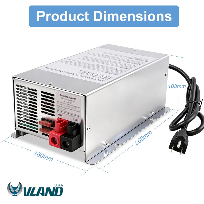 VLAND 65A RV Main Board Smart Charging Upgrade Part for WFCO Power Center WF-9865-MBA