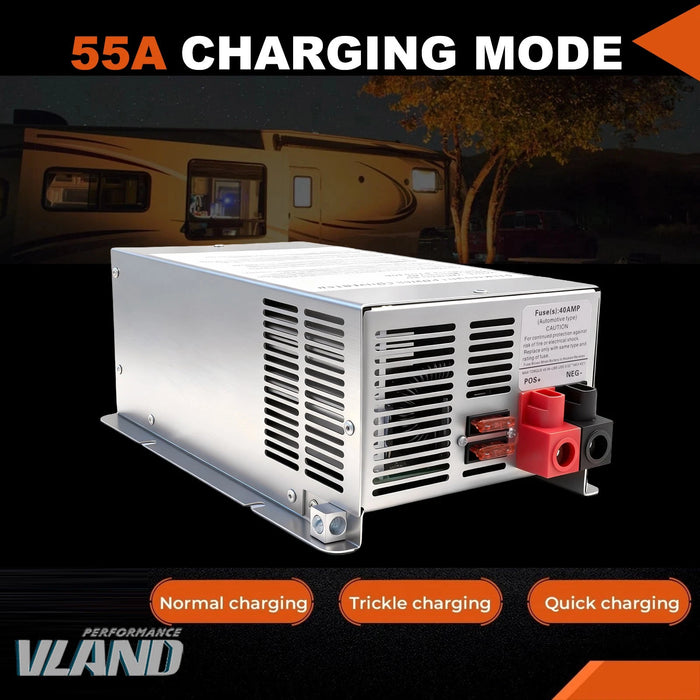 VLAND RV Converter Main Board for Camper 4-Stage Charging Accessory WF-9855-MBA