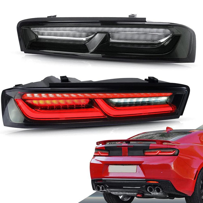 <tc>VLAND</tc> シボレー シボレー カマロ 2016-2018 用 LED テールライト（リバースライト付き）（アメリカモデルに適合）