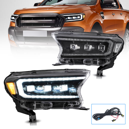 Headlights for Ford Ranger 2015-UP