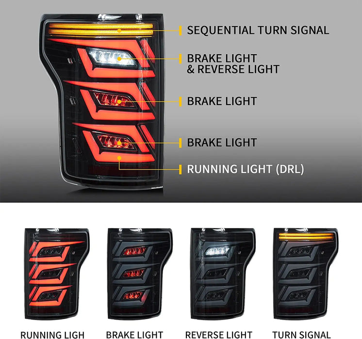 VLAND F150 Pickup 2015-2020 Tail Lights