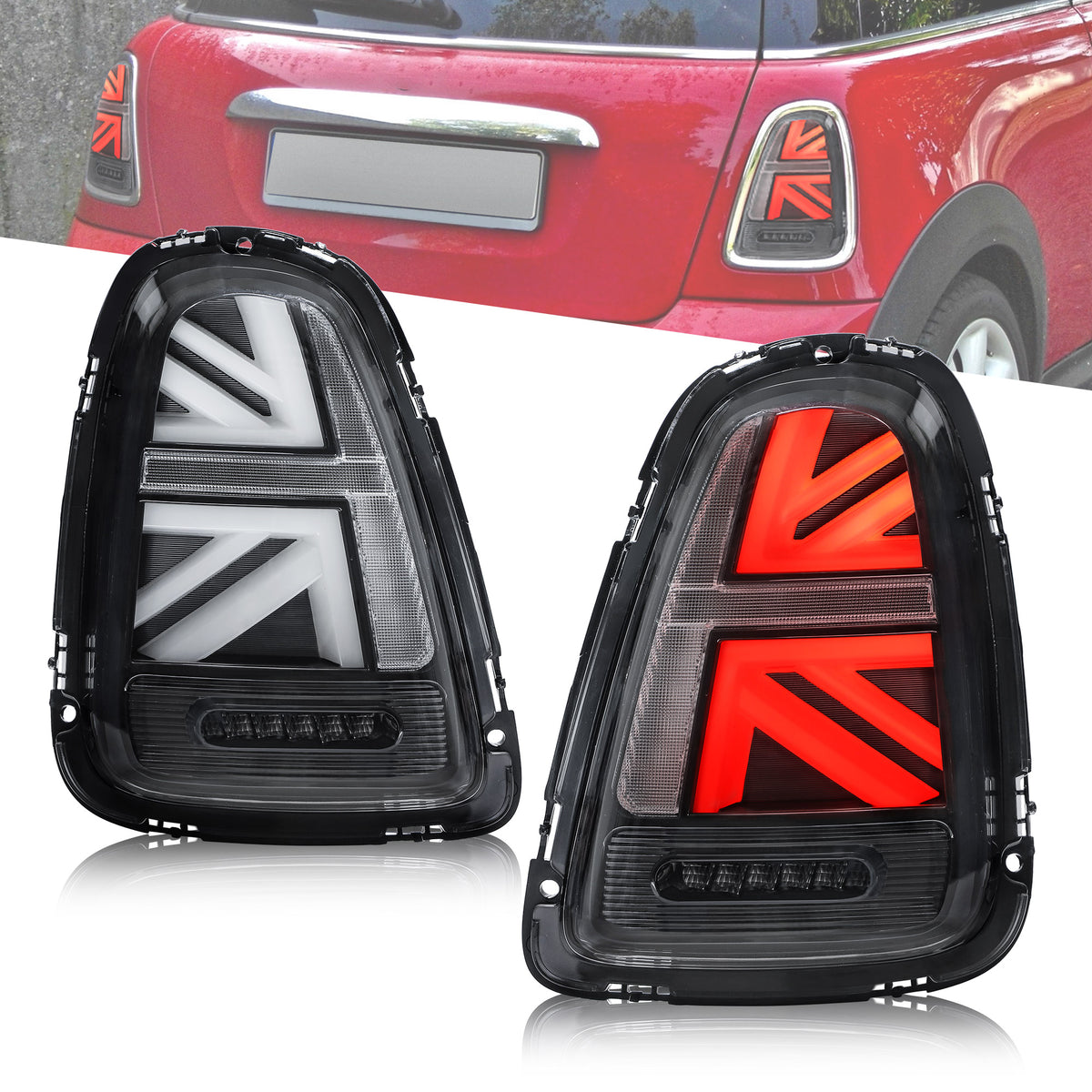 VLAND Full LED Tail Lights For BMW Mini R-Series Mini Cooper R56 R57 R ...