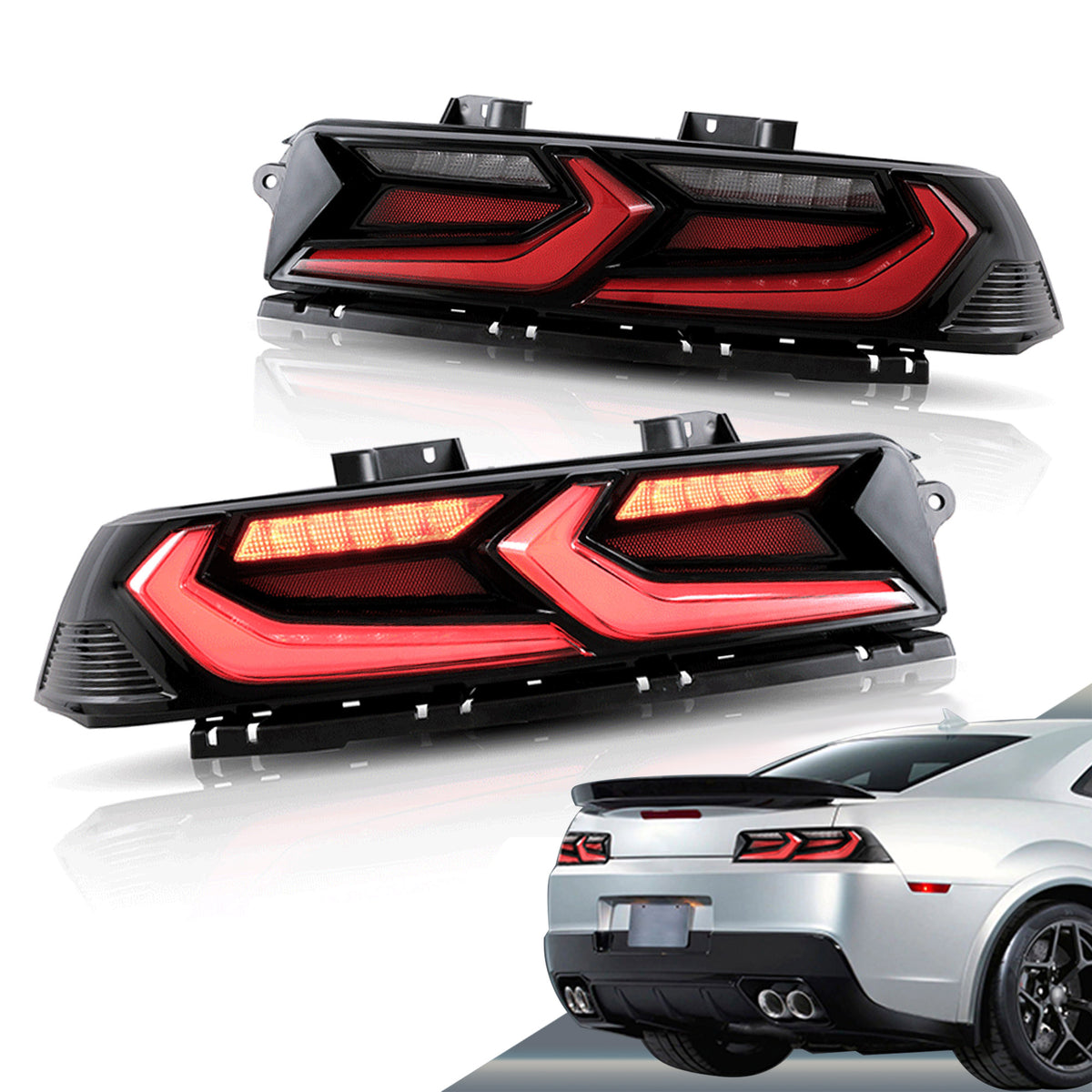 VLAND シボレー シボレー カマロ 2014-2015 用 LED テールライト