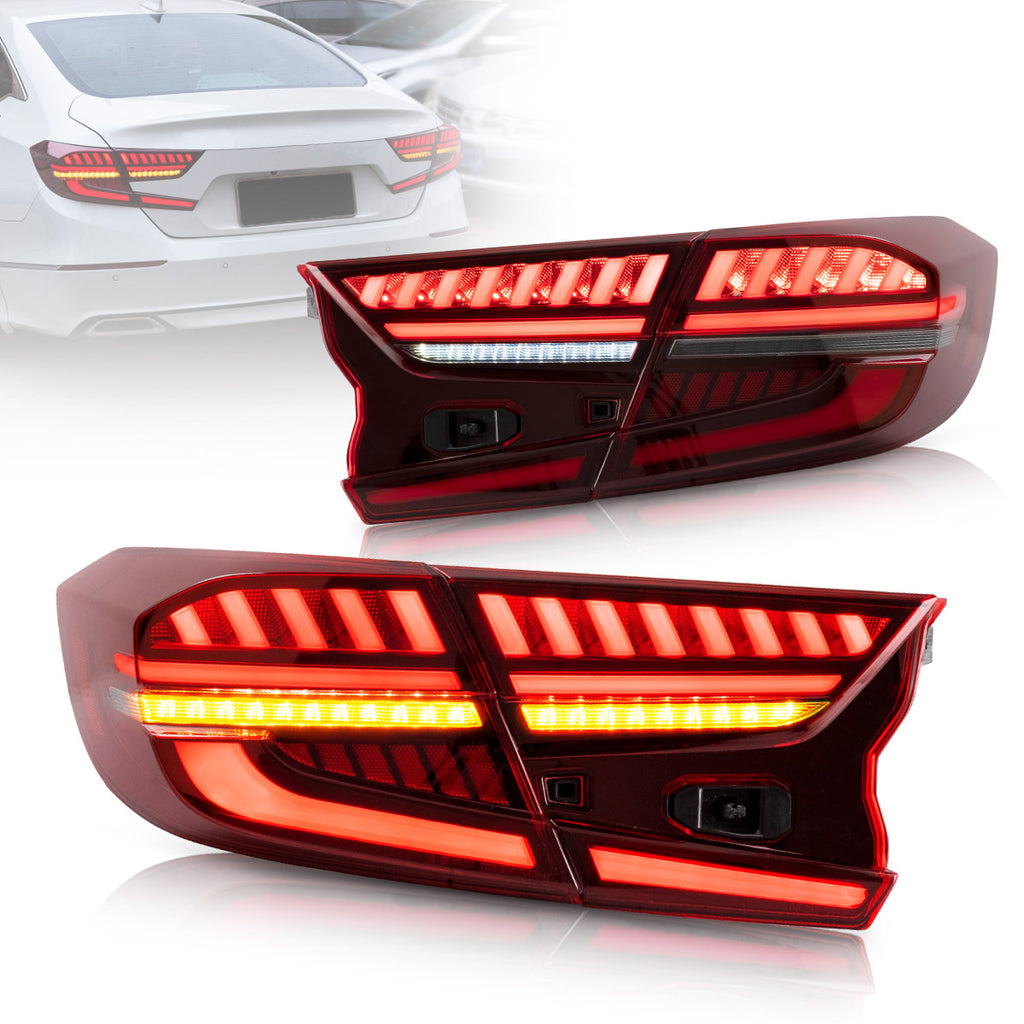 VLAND LED TailLights for Honda Accord 10th 2018-up w/sequential