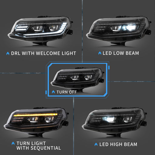 Chevrolet / Chevy Camaro Headlights