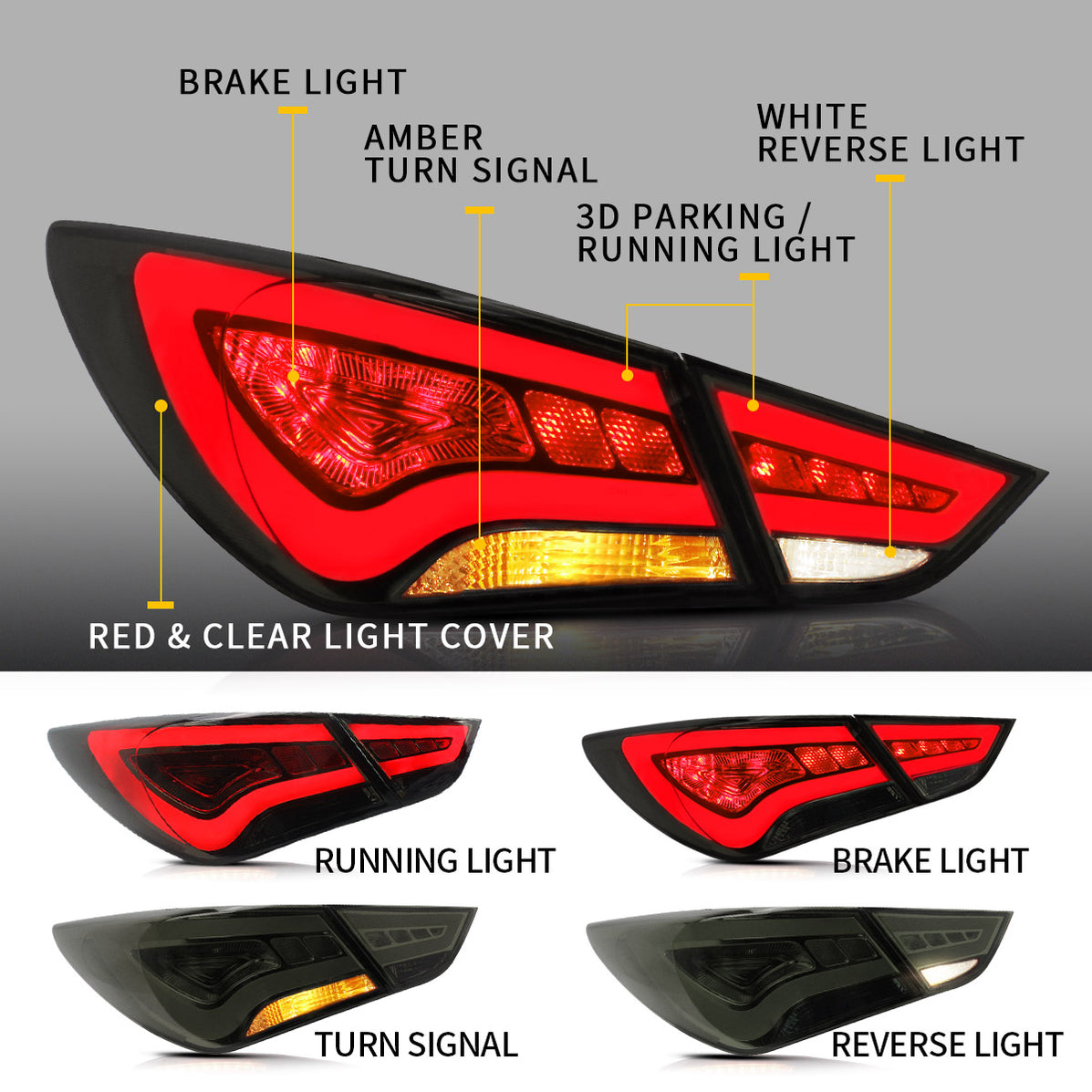 Hyundai Sonata Tail lights at Andy's Auto Sport
